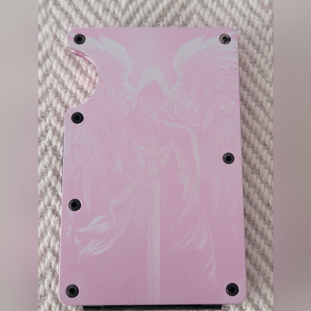 Minimalist Card Wallet Anodized Aluminum RFID Block Guardian Archangel Wallet!